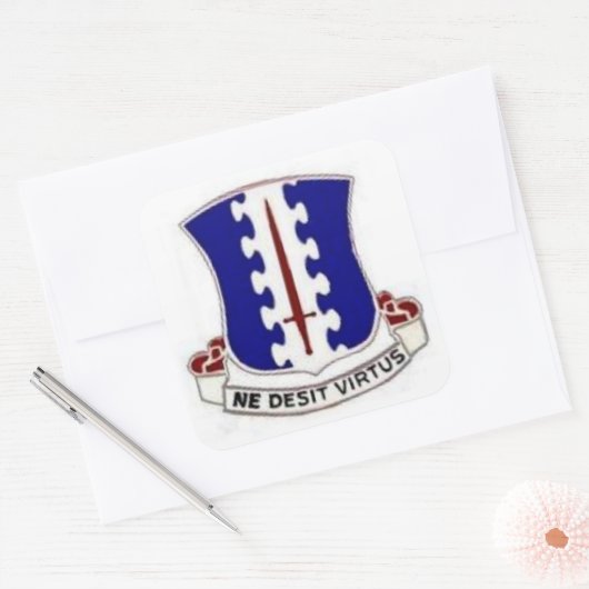 187E INFANTERIE DUI STICKERS (Envelop)