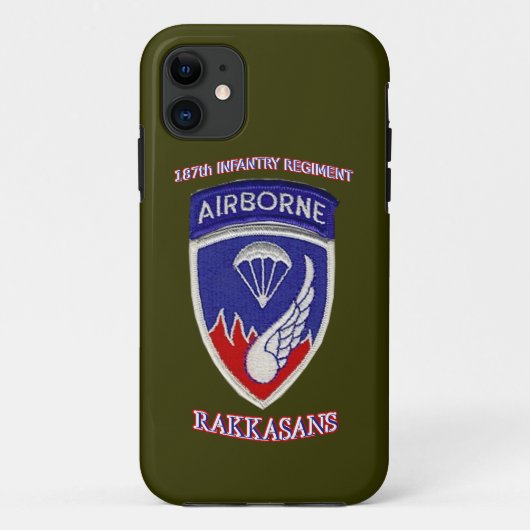 187e Infanterieregeling Case-Mate iPhone Case (Achterkant)