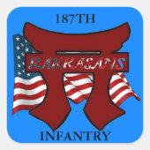 187E INFANTRY RAKKASANS STICKERS (Voorkant)