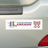 187E INFANTRY RAKKASANS TORRI Bumpersticker (Op auto)