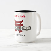 187E INFANTRY RAKKASANS  TWEEKLEURIGE KOFFIEMOK (Voorkant rechts)