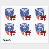 187e Regimental Combat Team Stickers (Vel)