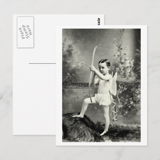 1880 Cupid op het werk Briefkaart (Voorkant / Achterkant)