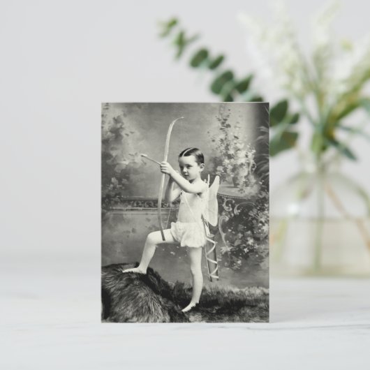 1880 Cupid op het werk Briefkaart (Staand voorkant)