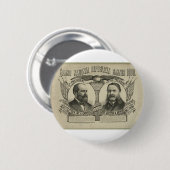 1880 Garfield - Arthur Ronde Button 5,7 Cm (Voorkant /achterkant)
