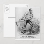 1880 Garfield Briefkaart (Voorkant / Achterkant)