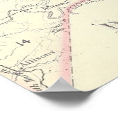 1880 Map of Davidson County Tennessee Poster (Hoek)