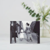 1880 Moeder Kind Moederdag Kaart (Staand voorkant)