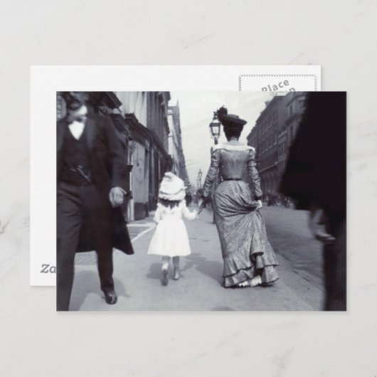 1880 Moeder Kind Moederdag Kaart (Voorkant / Achterkant)