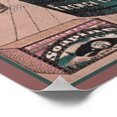 1880 Soapine Waszeep Advertentie Poster (Hoek)