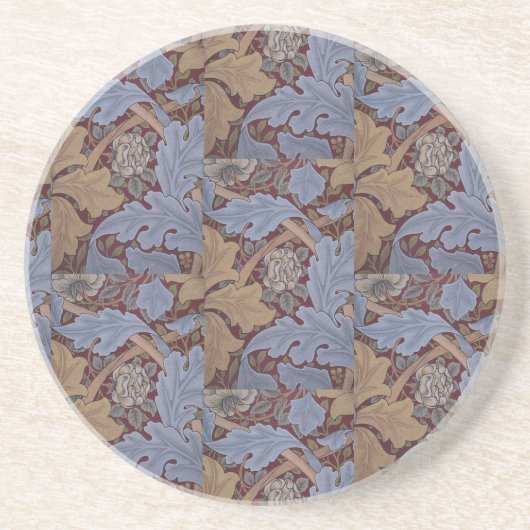 1880 William Morris St James Palace Wallpaper Zandsteen Onderzetter (Voorkant)