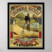 1880's Columbia Penny Farthing Fiets Poster (Voorkant)