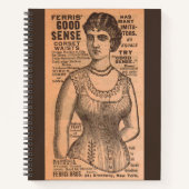 1880s Ferris Common Sense Corsets en Notitieboek (Voorkant)