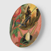 1880's Fireman Firefighter Artwork Wall klok (Hoek)