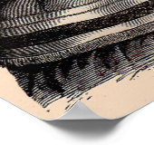 1880s Victoriaans schaduwen mode afdrukken Poster (Hoek)