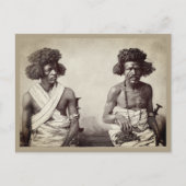 1880's Zwarte Mannen Haar Mode Briefkaart (Voorkant)