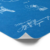 1881 Pistool Revolver Patent Art Drawing Print (Hoek)