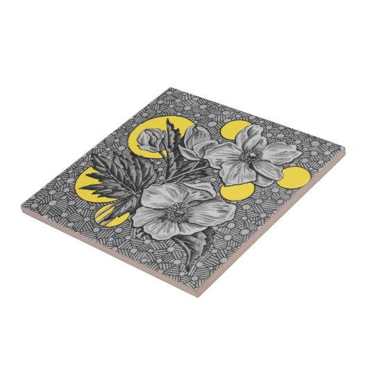 1881 Sherwin & Cotton Aesthetic Transferware Repro Tegeltje (Zijkant)