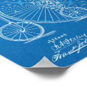 1882 High Wheeler Bicycle Design Patent Art Print (Hoek)