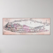 1882 Lange eiland Poster (Voorkant)