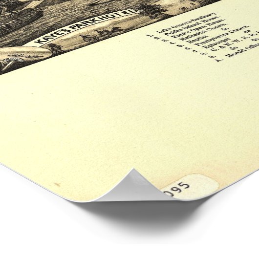 1882 Meer van Genève, met een vogelkaart met Uitzi Poster (Hoek)