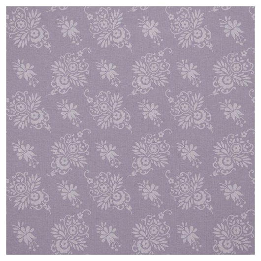 1883 Bloemen, Lavendel Stof (Swatch)