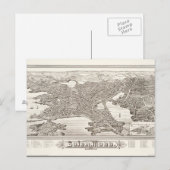 1883 Briefkaart Salem Map (Voorkant / Achterkant)