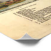 1883 Brownsville, PA Birds Eye Uitzicht Panoramic Poster (Hoek)