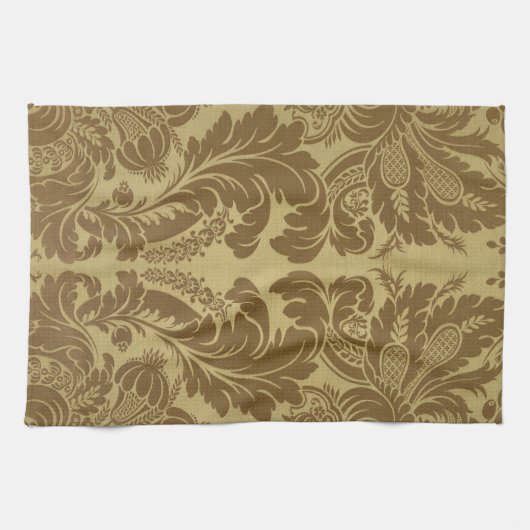 1883 Rich Floral Tapestry Brocade Damask Theedoek (Horizontaal)