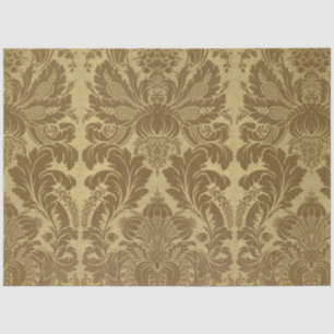 1883  Rich Floral Tapestry Brocade Damask Tissuepapier