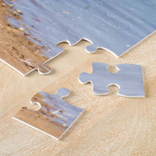 1884 - Grote blauwe reiger op Shore Puzzel Legpuzzel (Zijkant)