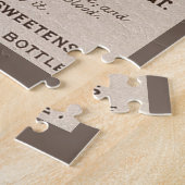 1884 Hood's Tooth Powder-handelskaart Legpuzzel (Zijkant)