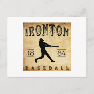 1884 Ironton Ohio Baseball Briefkaart
