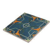  1884 Kunstblauw voor sierdoeleinden Tegeltje (Zijkant)