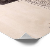 1884 Libanon, NH Birds Eye Uitzicht Panoramic Map Poster (Hoek)