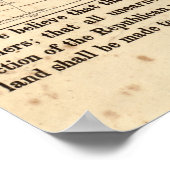 1884 Poster voor politieke campagne op het democra (Hoek)