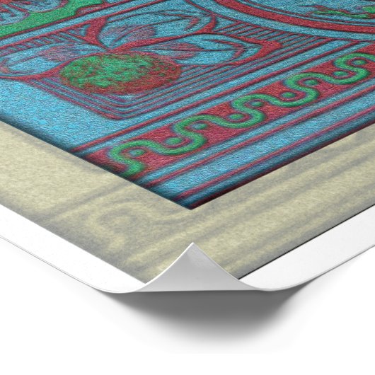 1884 SHAKSPEARE BOEK HOESJE ART POSTER (Hoek)