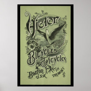 1884  Victor Bicycles en Art Poster
