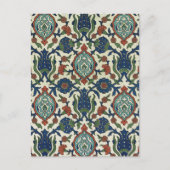 1885  Arabische Deco Fantasy Floral Briefkaart (Voorkant)