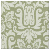 1885 Damask, Willow Green Stof (Close Up)