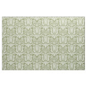 1885 Damask, Willow Green Stof (Fat Quarter)
