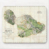 1885 De Witt Alexander Map of Maui, Hawaii Muismat (Voorkant)