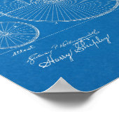 1885 High Wheeler Bicycle Design Patent Art Print (Hoek)