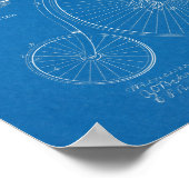 1885 High Wheeler Bicycle Design Patent Art Print (Hoek)