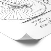 1885  High Wheeler Bicycle Patent Art Print (Hoek)
