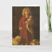 1885 Kerstochtend schilderij van Mansel Lewis Kaart (Voorkant)