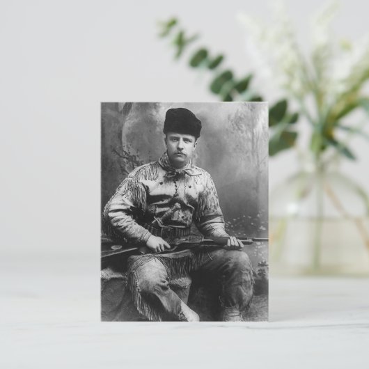 1885 Theodore Roosevelt Briefkaart (Staand voorkant)