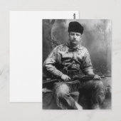 1885 Theodore Roosevelt Briefkaart (Voorkant / Achterkant)