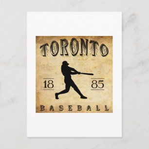 1885 Toronto Ontario Canada Baseball Briefkaart