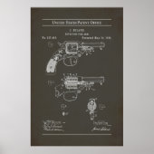 1885 US Patent 317965 - Boland Revolver Poster (Voorkant)